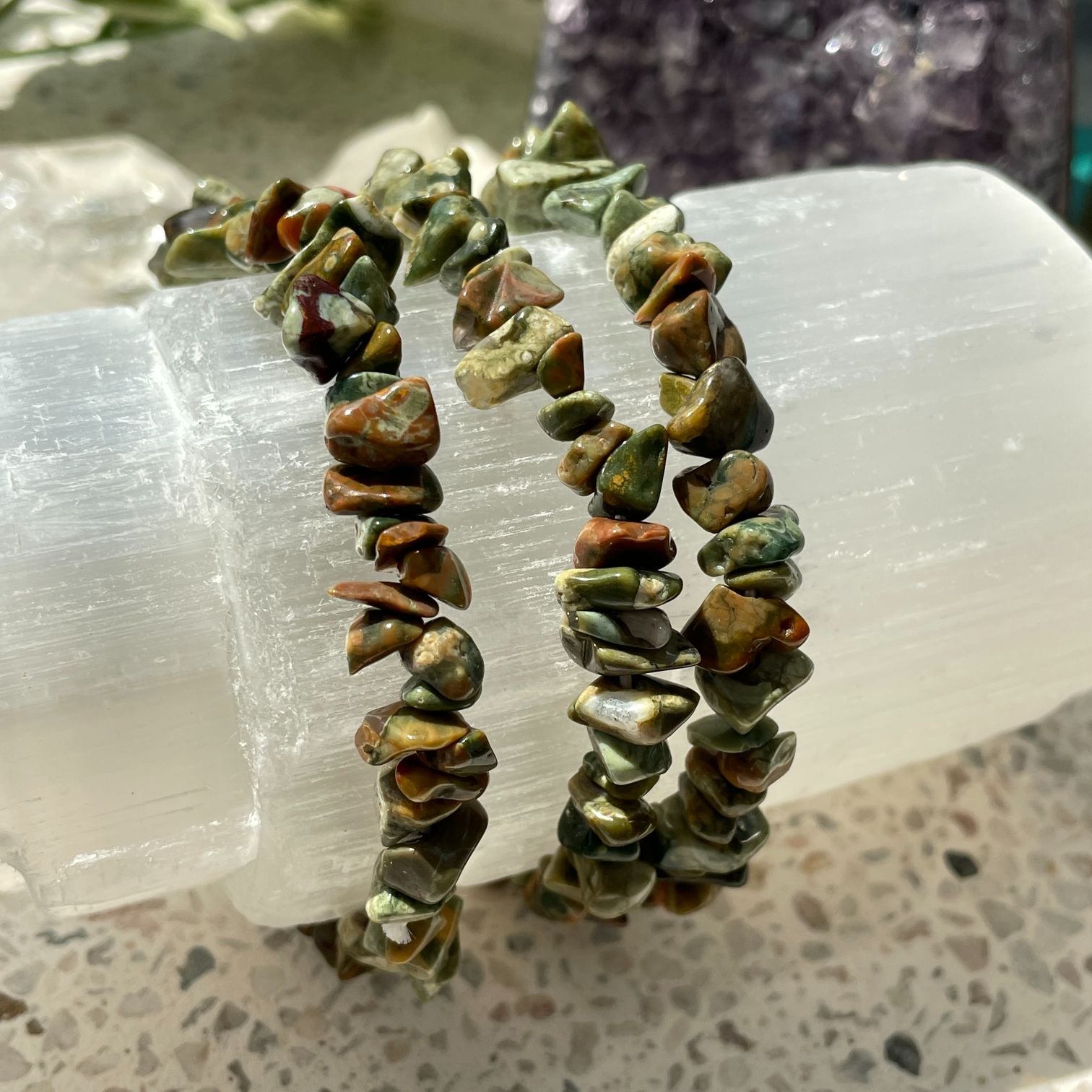Rhyolite Chip Bracelet Rhyolite Chip Bracelet